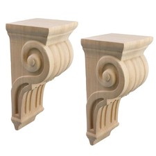Wood Corbels 2 PCS 3.1x2.9x6.9