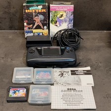 Sega Game Gear Handheld Console Spares and Repairs with 6 games plus converter 