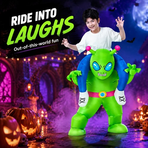 Inflatable alien costume adult - costume,