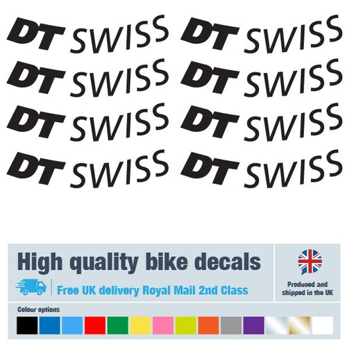 Swiss bike wheel decals - dt,