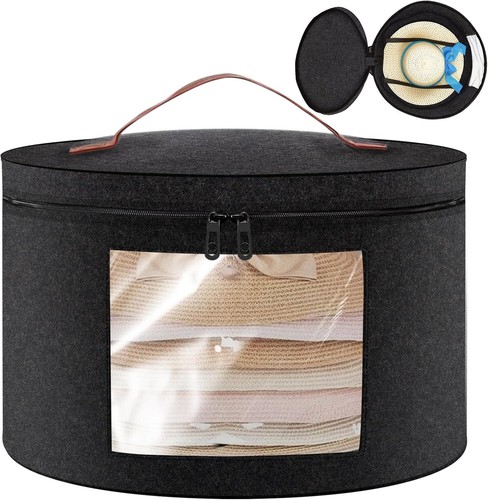 Round hat storage box - hat,