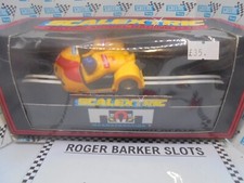 Scalextric C239 Motorbike & Sidecar  "Yellow Flash"   #18 Exc/bxd