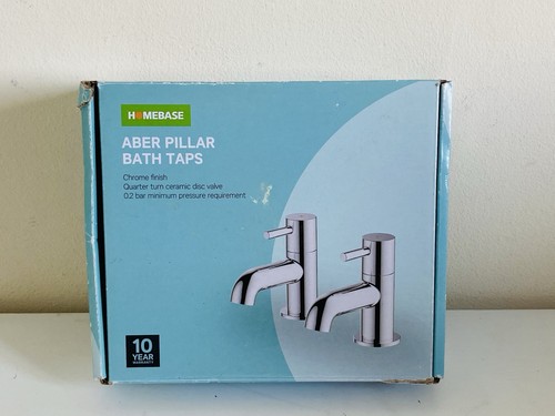 Bath pillar taps chrome - bath,