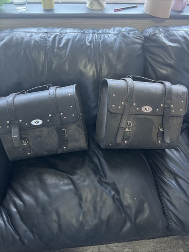 Motorcycle leather carrier - leather,