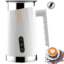 La Creme 4 in 1 Electric Milk Frother & Hot Chocolate Maker, 350ml, Cappuccino