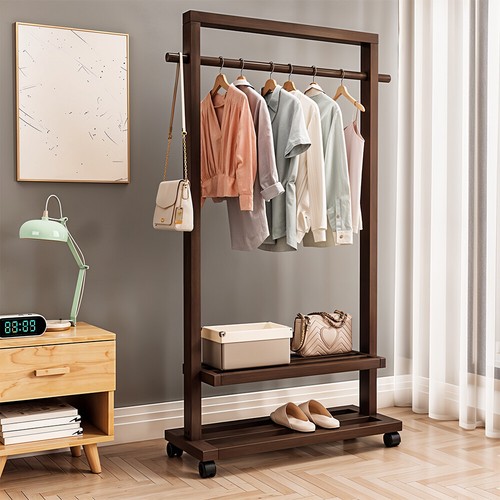 Bamboo clothes rail - rail, rack