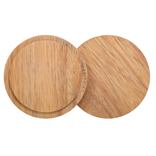 2pcs wood cup cover wooden - cup,