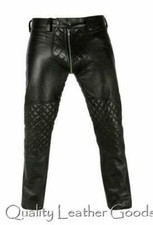 MENS LEATHER LEDER JEANS