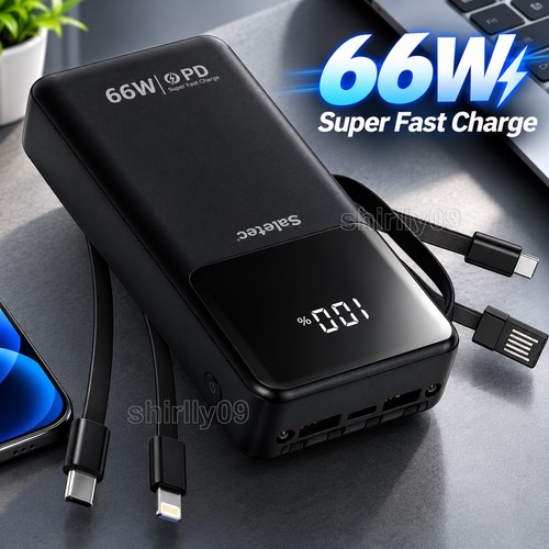 Power bank 20000 mah 66w - power,