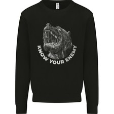 Know Your Enemy Staffy Staffordshire Terrier Mens Sweatshirt Jumper