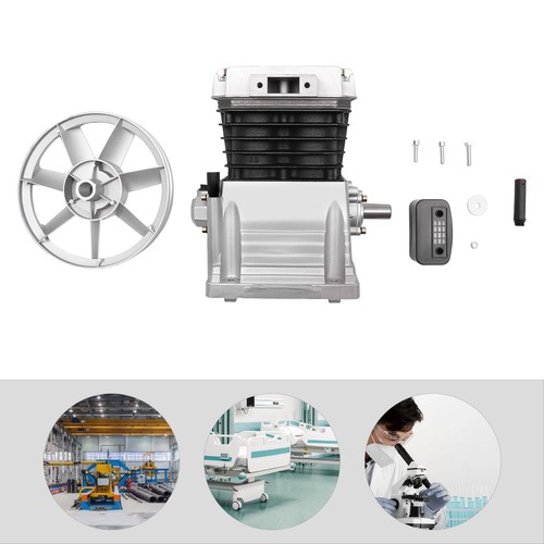 Piston 3hp air compressor - compressor, head
