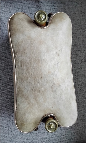 Real camel hide vintage wooden - real,
