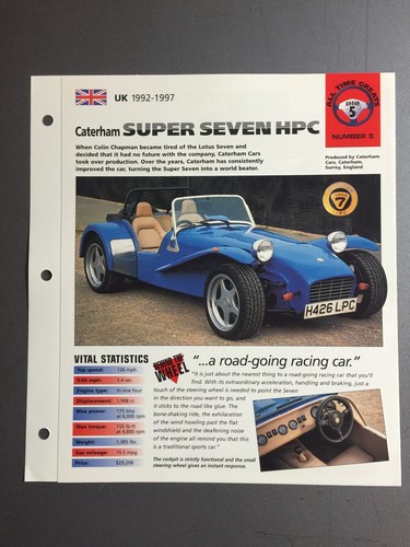 1992 1997 caterham super - 1997,