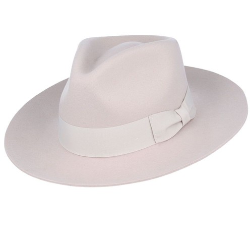 Stiff brim fedora wide hat - brim,