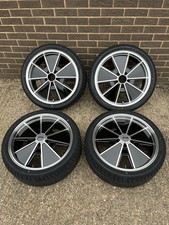 8"x20" JBW BRM BLACK MACHINE FACE+TYRES TO SUIT VW T5,T6 EX-DISPLAY