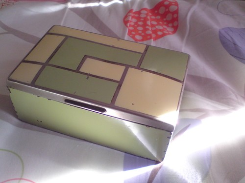 Vintage art deco metal - art,