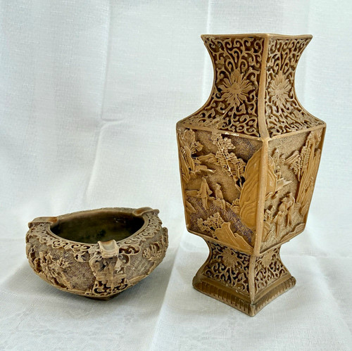 Vintage chinese hand - chinese, carved