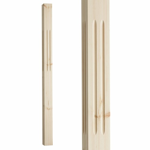 Staircase newel post - staircase,