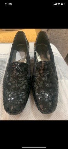 Ladies fly flot black - flot, shoes