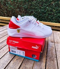 Puma Ferrari Drift Cat shoes trainers NEW  6/39 white red Domestic Postage only