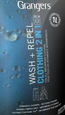 Grangers Clothing Wash and Repel 2 IN 1 Cleaner Water Proofer 1 Litre Gore-Tex
