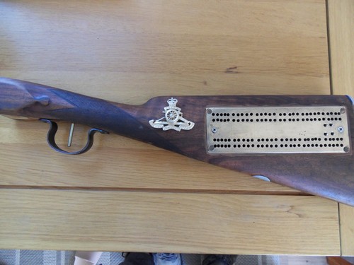 Brass cribbage board - cribbage,