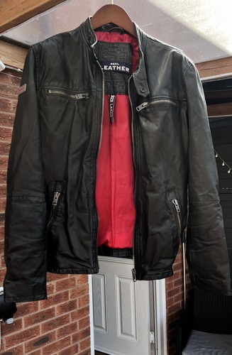 Superdry mens jacket black - superdry,