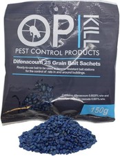 Opkill Professional Rat Poison Bait & Mouse Poison Grain - Strongest Maximum