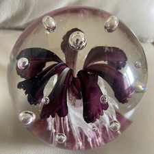 Vintage Burgundy Art Glass