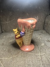 Official Disney Winnie Ice cream Cone Waffle Sundae Cup Dish 