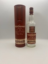 GlenDronach 12-year Highland Scotch Bottle -Empty 750ml with Cork Stopper & Tube