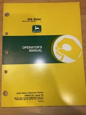 John Deere 468 Baler Operator's Manual OME87181 Issue H5