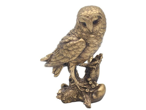 Bronze reflections bronzed - bronzed, owl