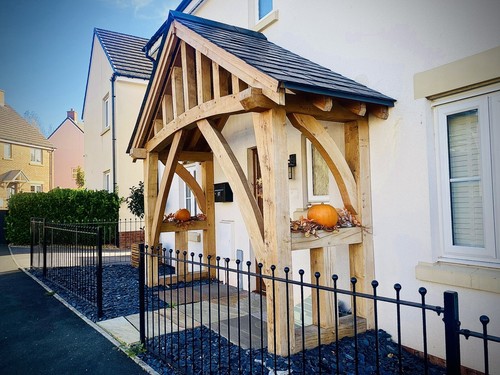 Solid oak porch - solid,