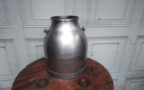 Stainless steel milk churn - steel,