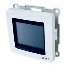 Devireg 140F1141 Wi-Fi Thermostat Smart Timer / Smart Pure White inc Frame