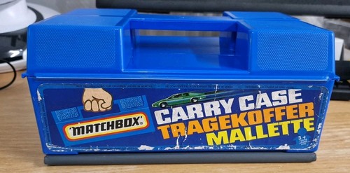 Matchbox blue empty carry - carry, case