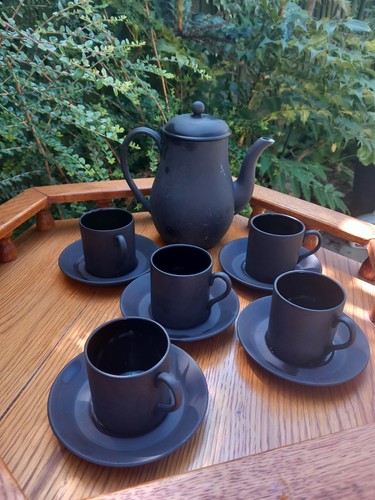 Wedgwood black basalt coffee - black,