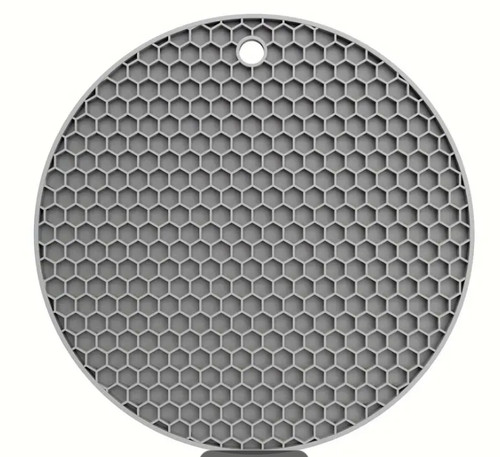 Round silicone trivet - trivet, mat