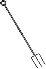 Manor Toast Fork 500mm 20'' Robust Wrought Iron Black Fire Side