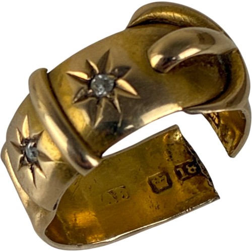 Edwardian 18ct gold diamond - edwardian,