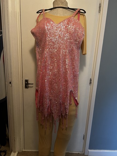 Pink sequin show - pink, dress