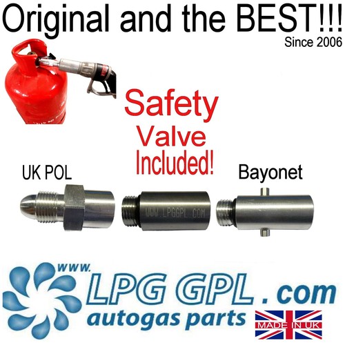 Gas bottle adaptor - , refill