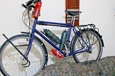Blue Rohloff Touring Bicycle