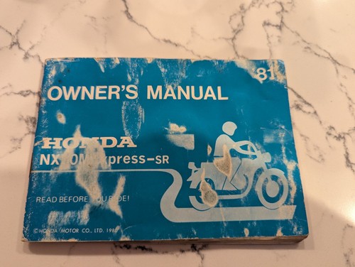 1981 honda nx50 express sr - nx50,
