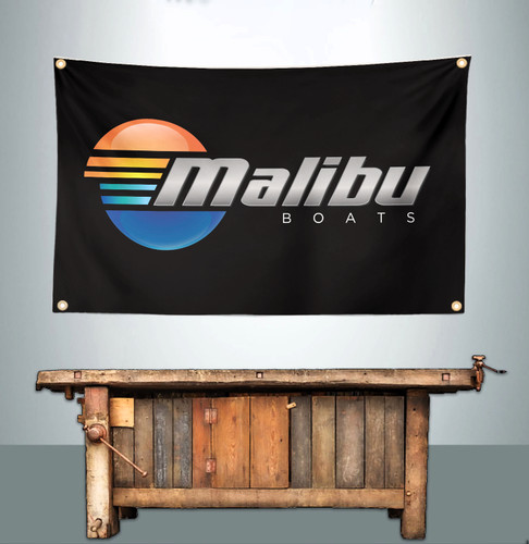 Malibu boats 5 banner - malibu, 3'