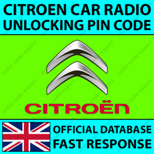 CITROEN RADIO PIN CODE FOR
