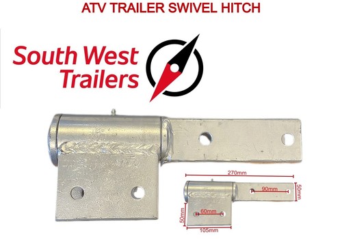 Atv quad trailer swivel - atv,