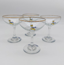 1970's Babycham Glasses x4