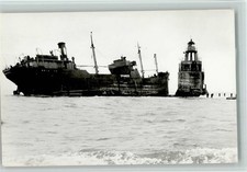 13035756 - S.S. Spanker Wreck, Stranded 1954 Postcard Merchant Ship
